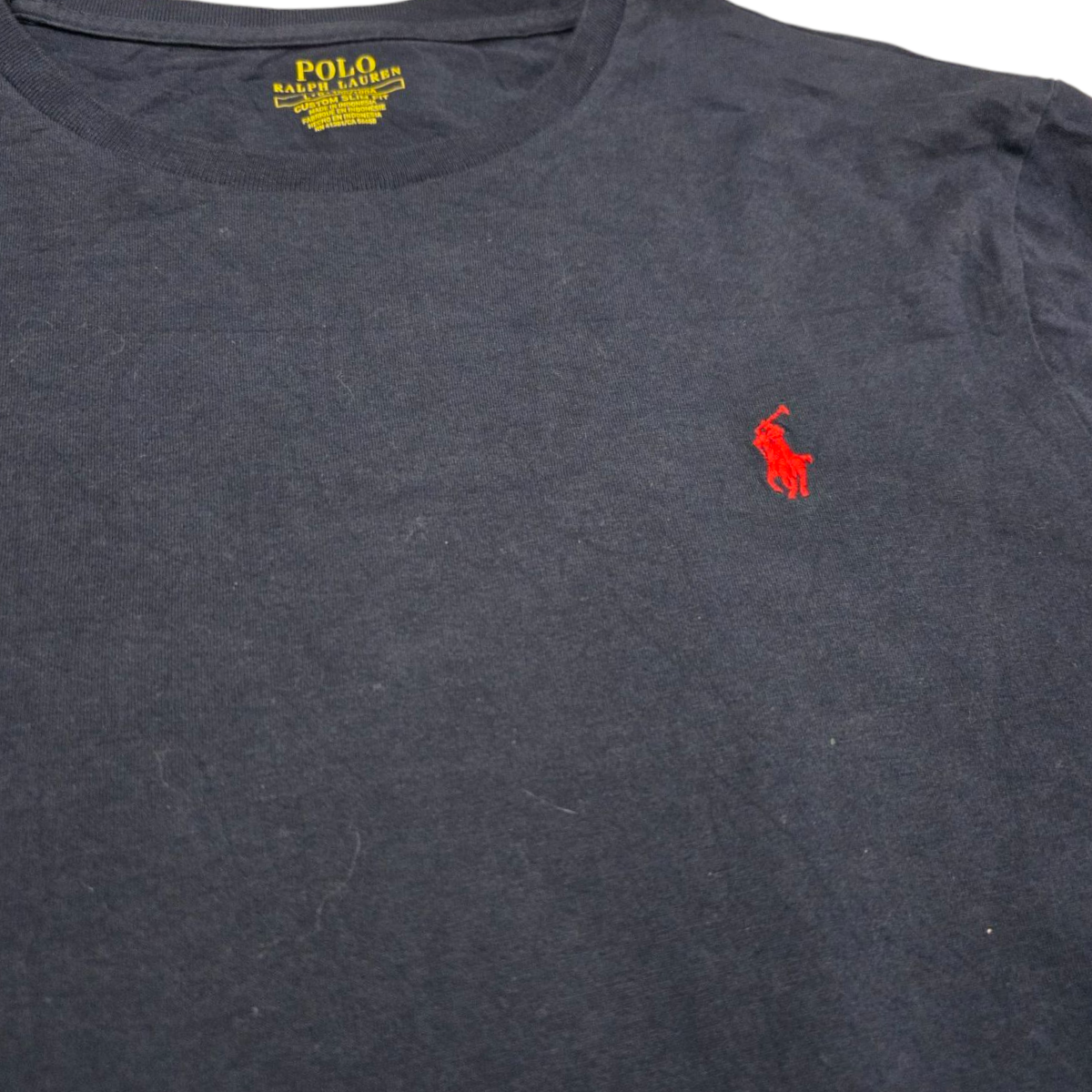 Playera Custom Slim Fit Ralph Lauren Grande L Azul