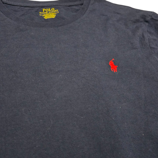 Playera Custom Slim Fit Ralph Lauren Grande L Azul