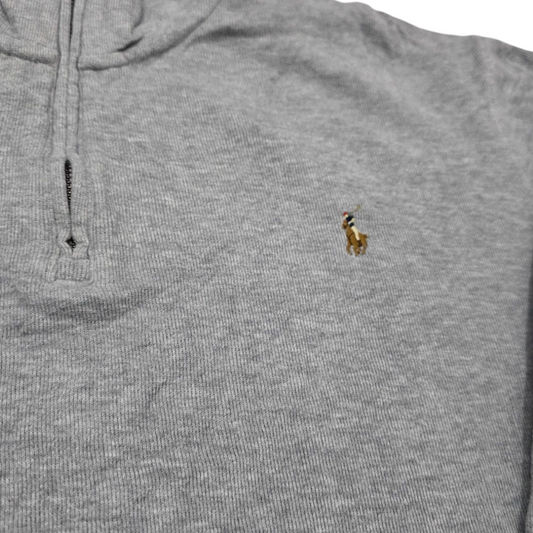 Sueter Estate Rib Ralph Lauren Xgrande Xl Gris