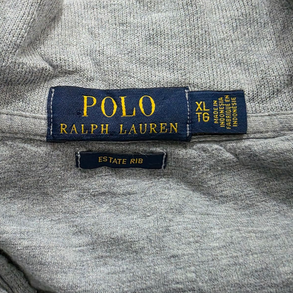 Sueter Estate Rib Ralph Lauren Xgrande Xl Gris