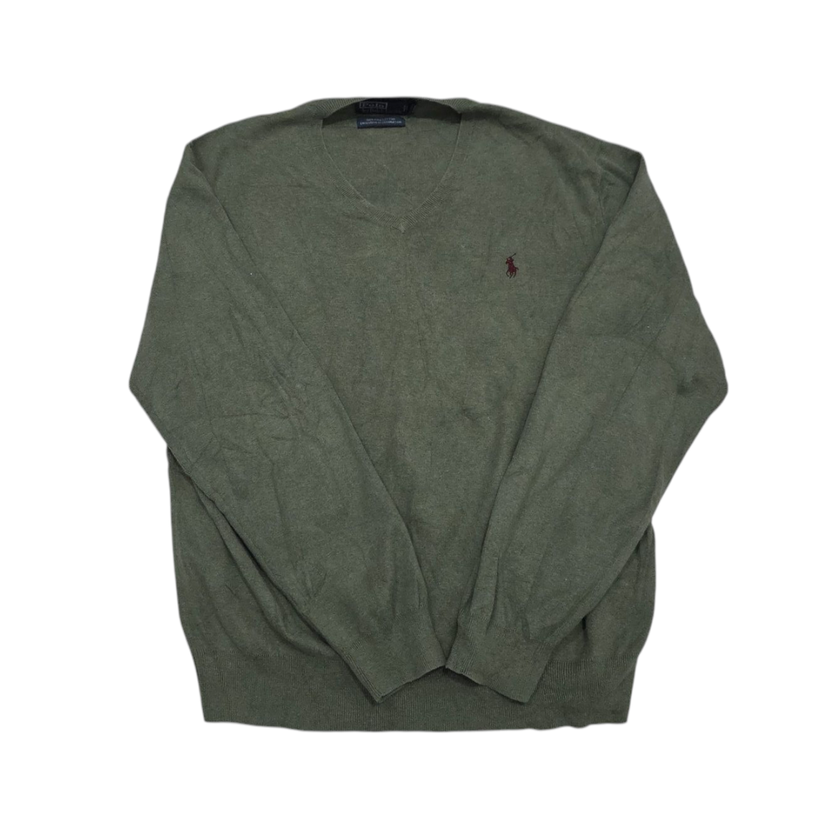 Sueter Ralph Lauren Xgrande Xl Verde Pony Vino