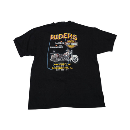 Playera Aguila Birmingham Harley Davidson Xgrande Xl Negro