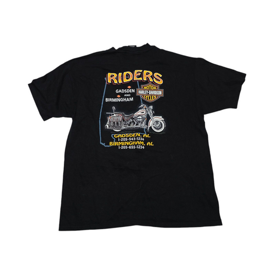 Playera Aguila Birmingham Harley Davidson Xgrande Xl Negro