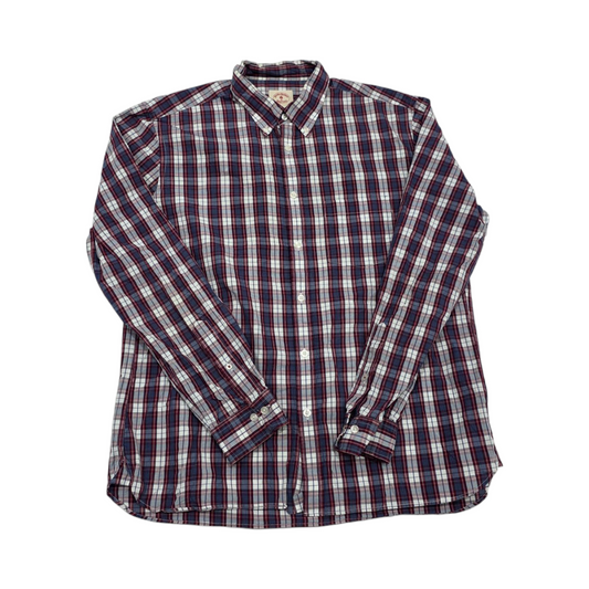 Camisa Brooks Brothers Xgrande Xl Cuadros Azul Vino