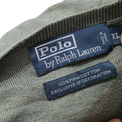 Sueter Ralph Lauren Xgrande Xl Verde Pony Vino
