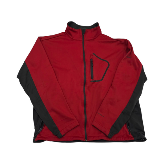 Chamarra Columbia Xgrande Xl Rojo Gris