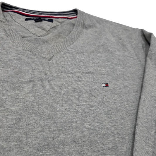 Sueter Tommy Hilfiger Xgrande Xl Gris