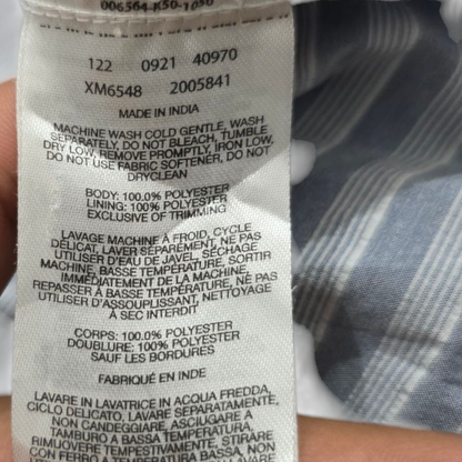 Camisa Manga Corta Columbia Xgrande Xl Azul Grisaceo