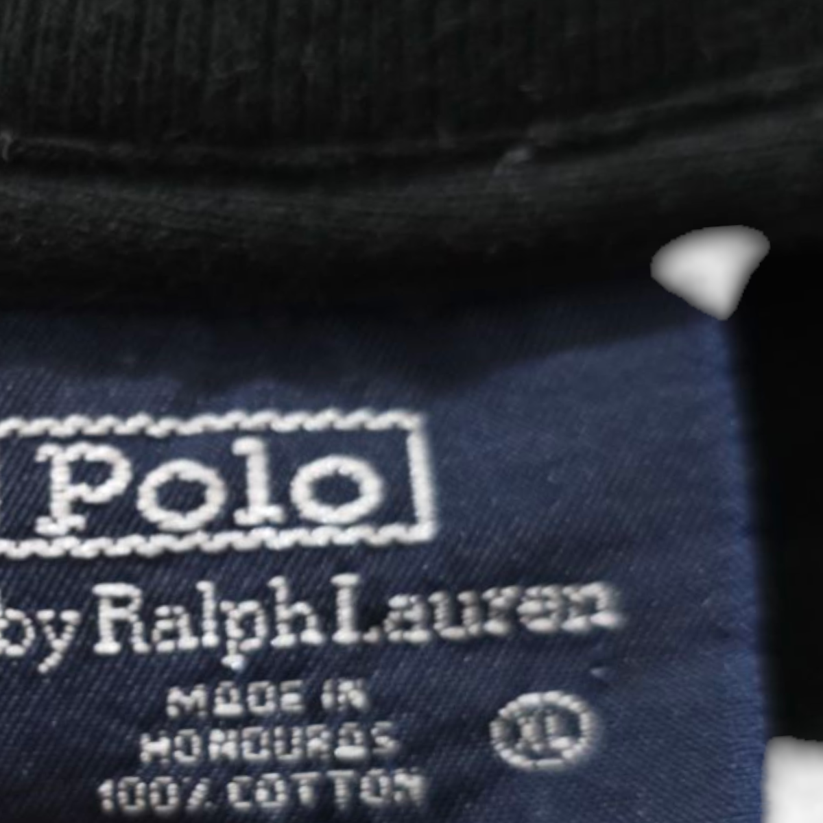 Playera Manga Larga Ralph Lauren Xgrande Xl Negra Pony Rojo