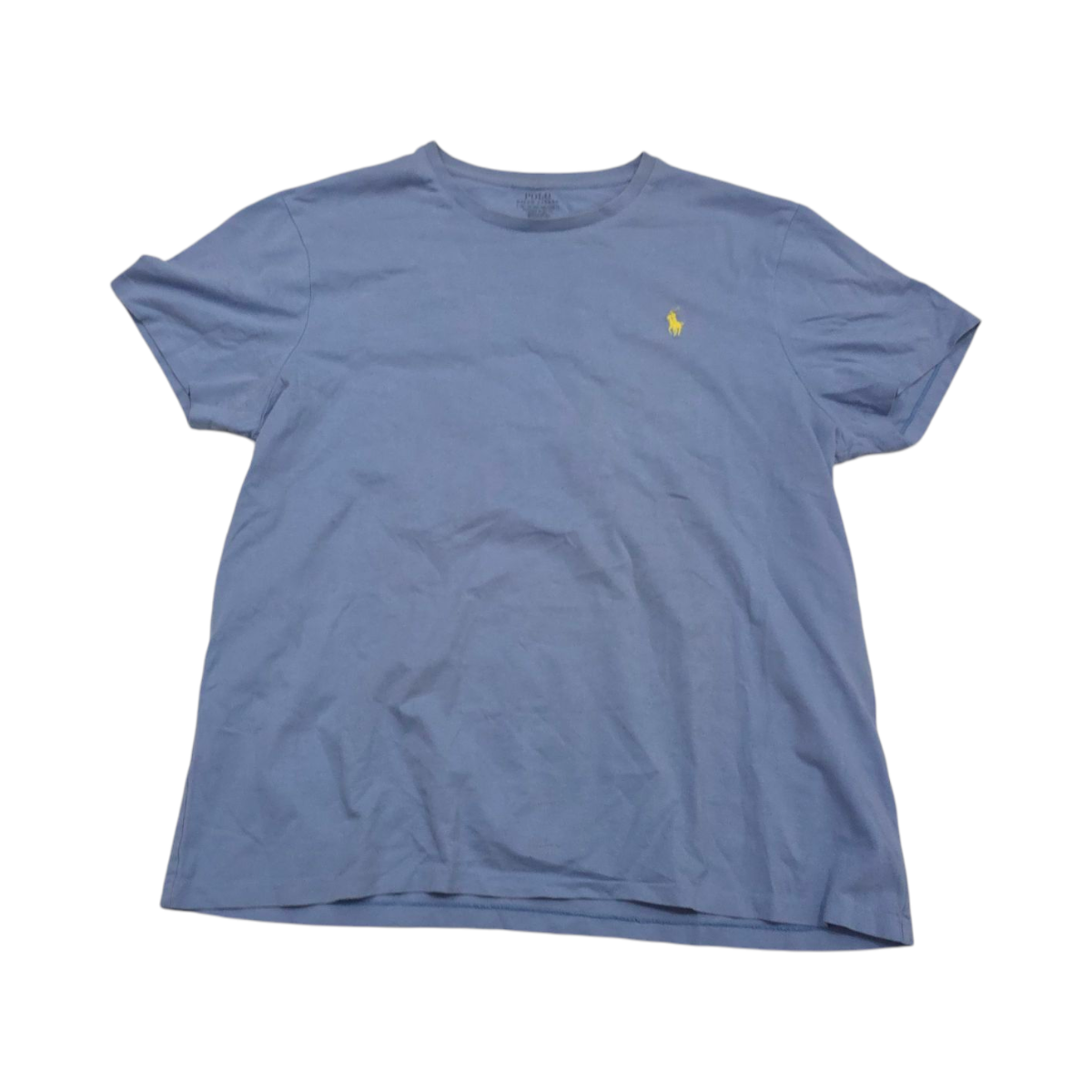 Playera Slimfit Ralph Lauren Xgrandexl Azul Pony Amarillo