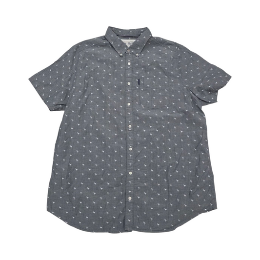 Camisa Manga Corta Penguin Xgrande Xl Gris