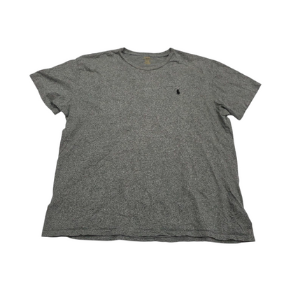 Playera Ralph Lauren Grande L Gris Pony Negro