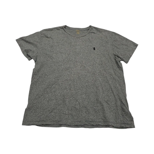 Playera Ralph Lauren Grande L Gris Pony Negro