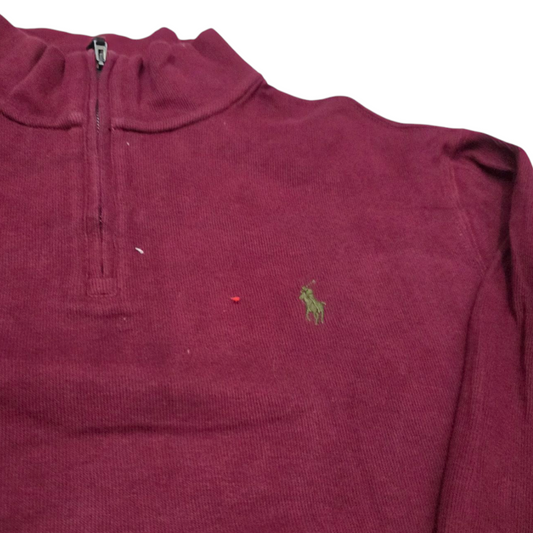 Sueter Ralph Lauren Grande L Vino Pony Verde (Usado)