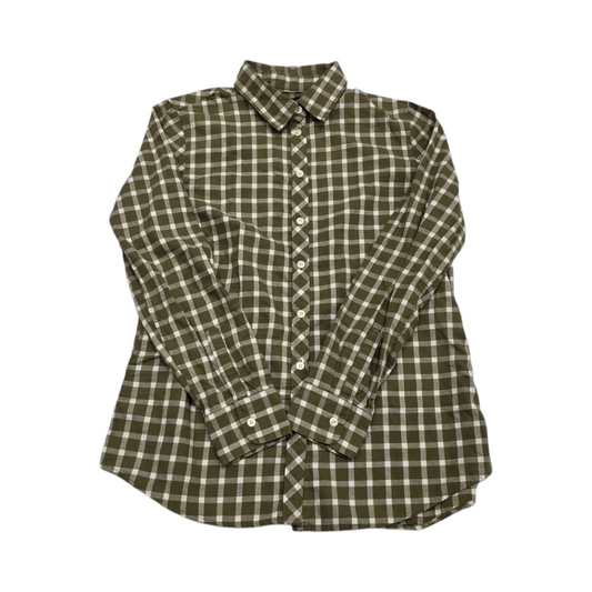 Camisa Banana Republic Mediana M Cuadros Verde