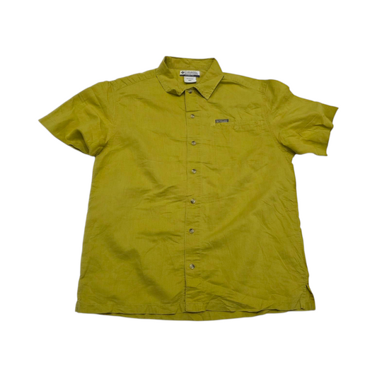 Camisa Manga Corta Columbia Mediana M Amarillo