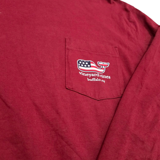 Playera Manga Larga Vineyard Vines Chico S Vino