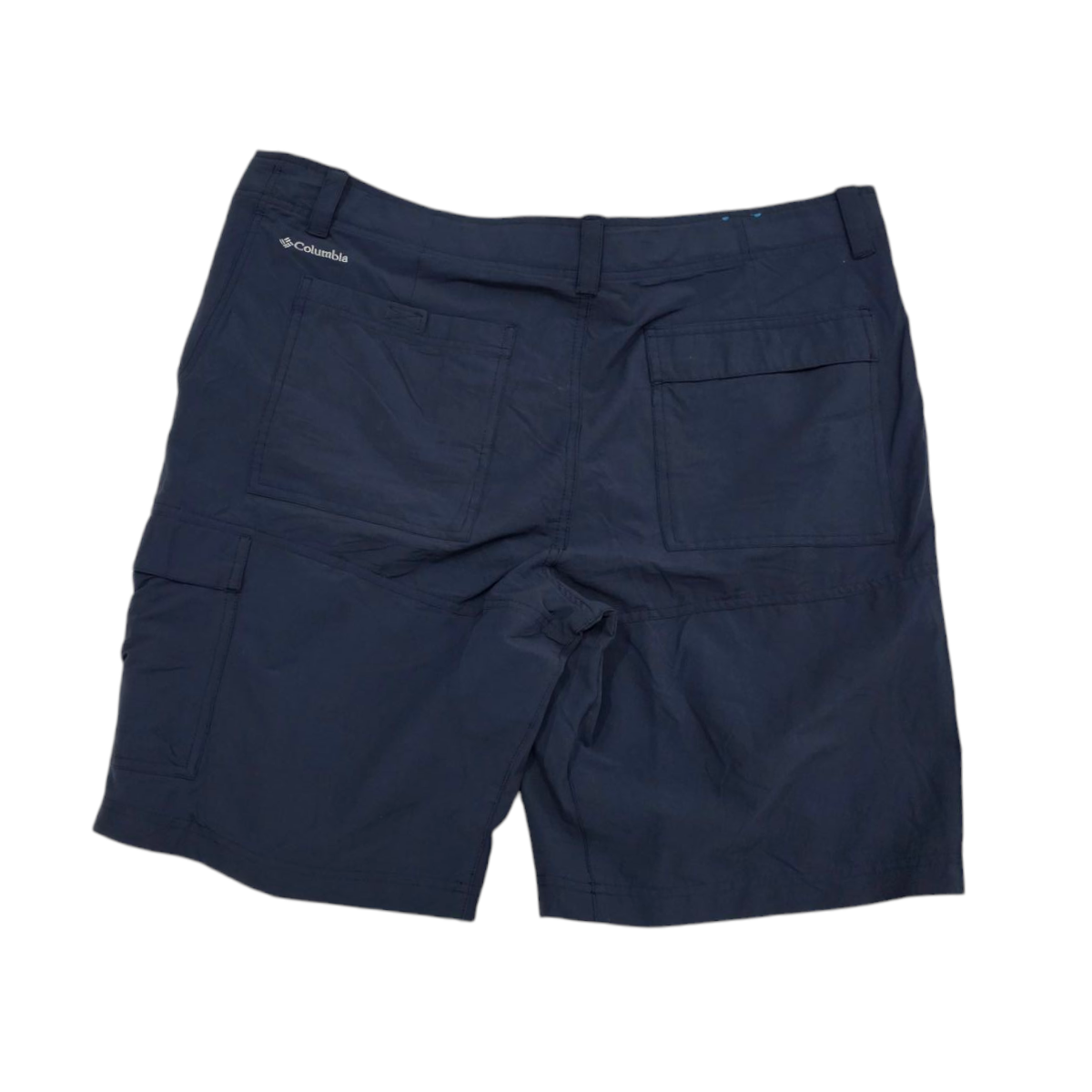 Short Con Cinturon Columbia Talla 40 Azul