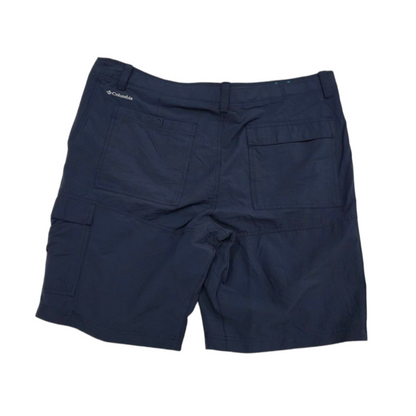 Short Con Cinturon Columbia Talla 40 Azul