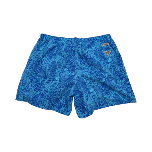 Short Columbia Xgrande Xl Azul Figuras