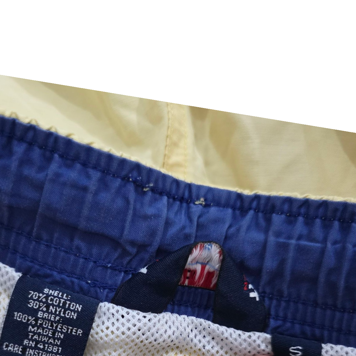 Short Ralph Lauren Chico S Amarillo Pony Azul