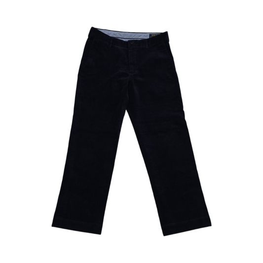 Pantalon Recto Pana Ralph Lauren 31x30 Azul