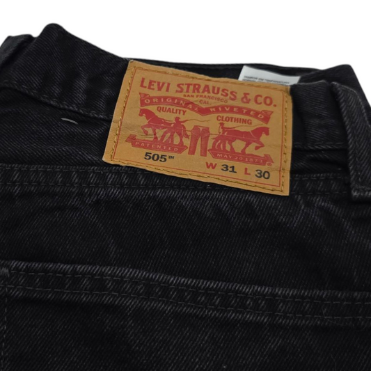 Pantalon Recto Levis 505 31x30 Negro