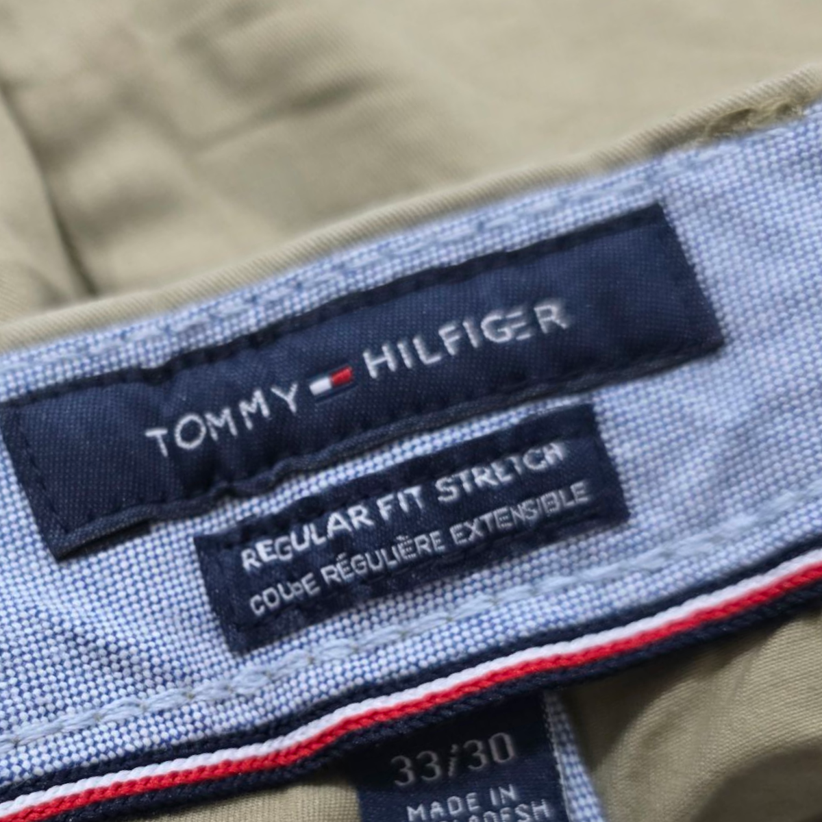 Pantalon Recto Tommy Hilfiger 33x30 Cafe