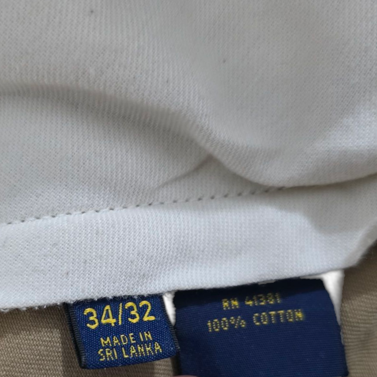 Pantalon Recto Ralph Lauren 34x32 Cafe