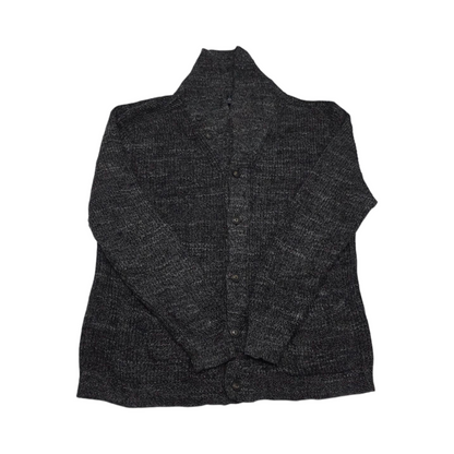 Cardigan Ralph Lauren Xgrande Xl Gris Botones