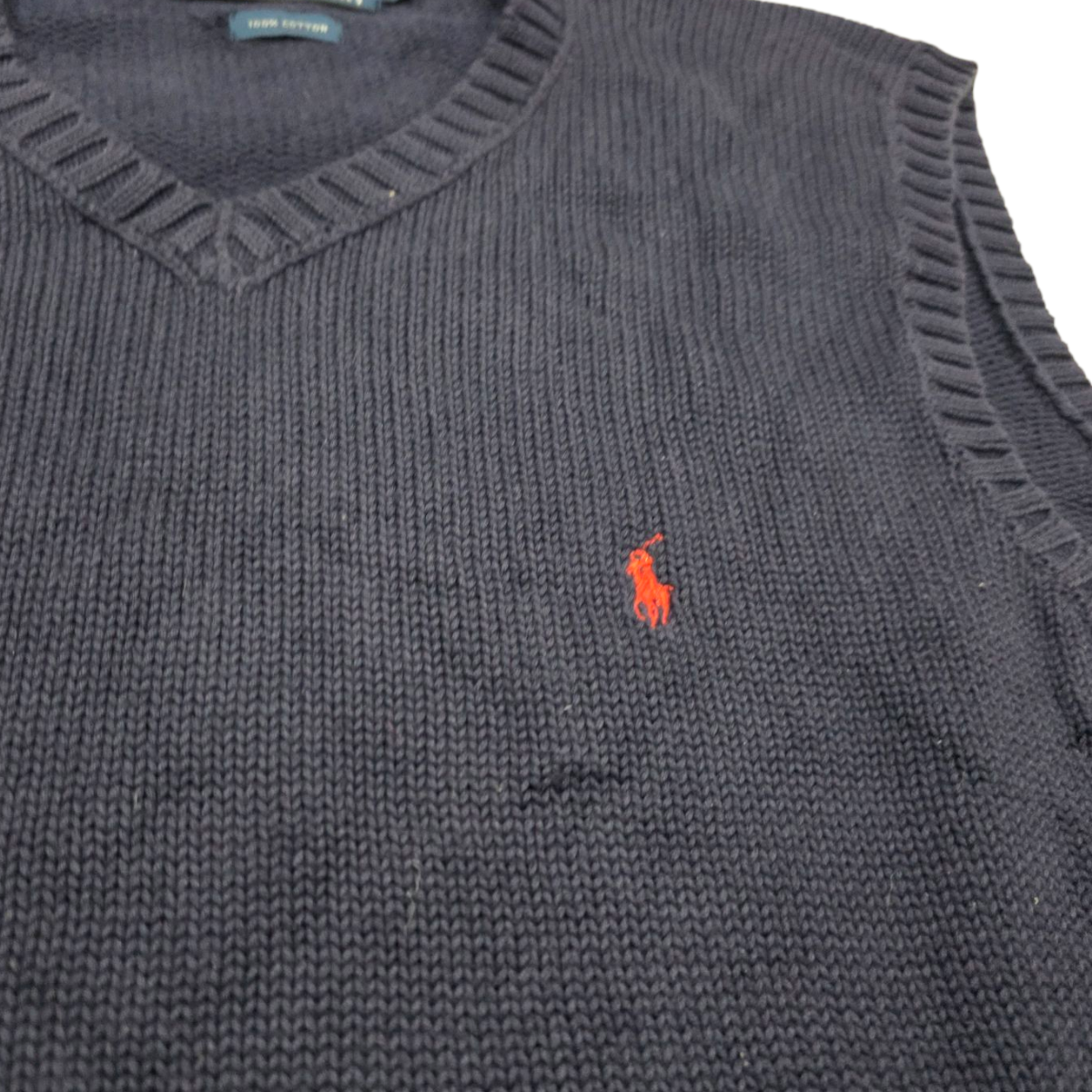 Chaleco Ralph Lauren Xgrande Xl Azul Pony Rojo