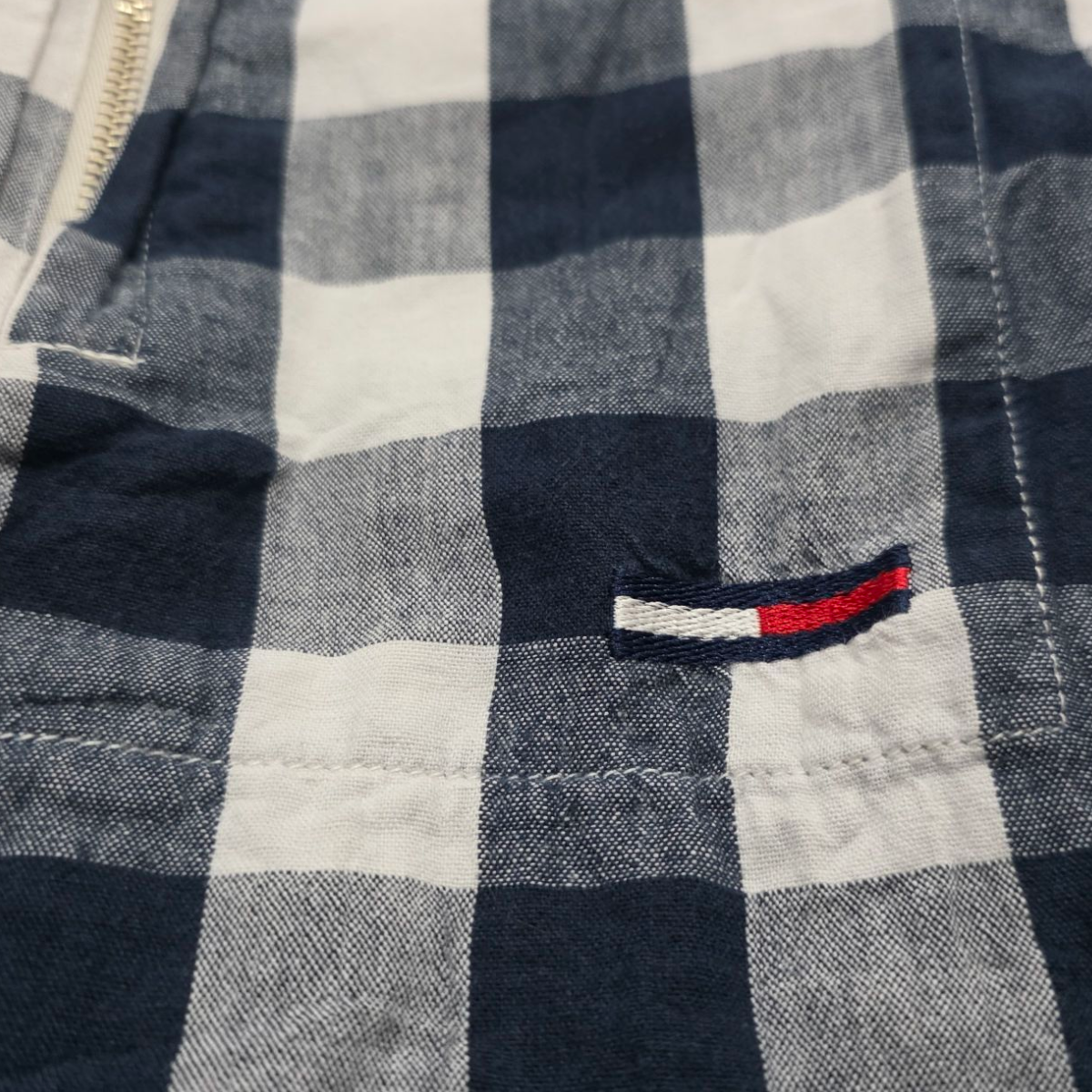 Camisa Tommy Hilfiger Xgrande Xl Vintage Azul Cuadro