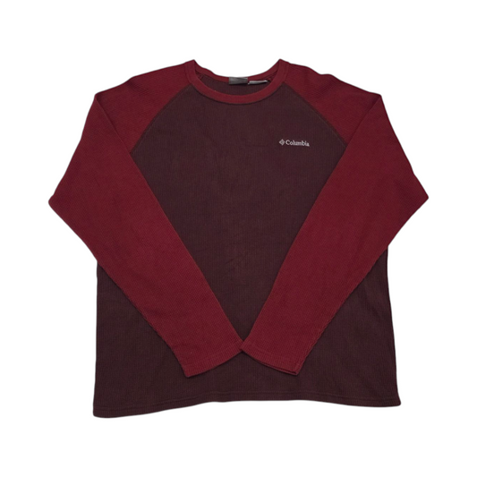 Playera Manga Larga Xgrande Xl Vino