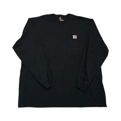 Playera Manga Larga Carhartt Xgrande Xl Negro