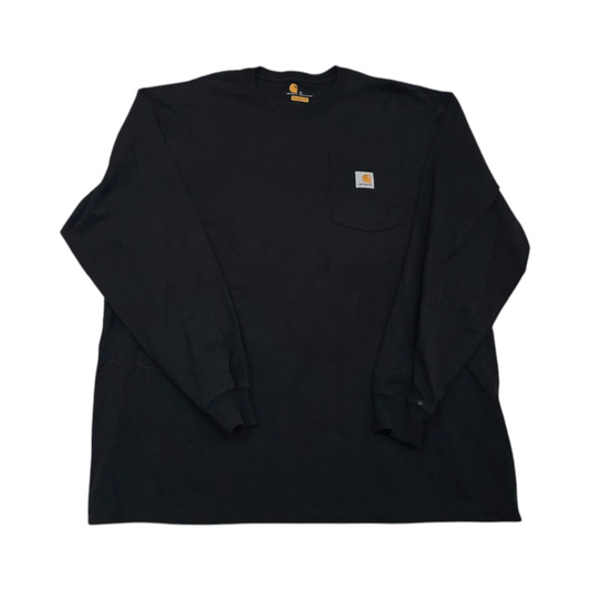 Playera Manga Larga Carhartt Xgrande Xl Negro