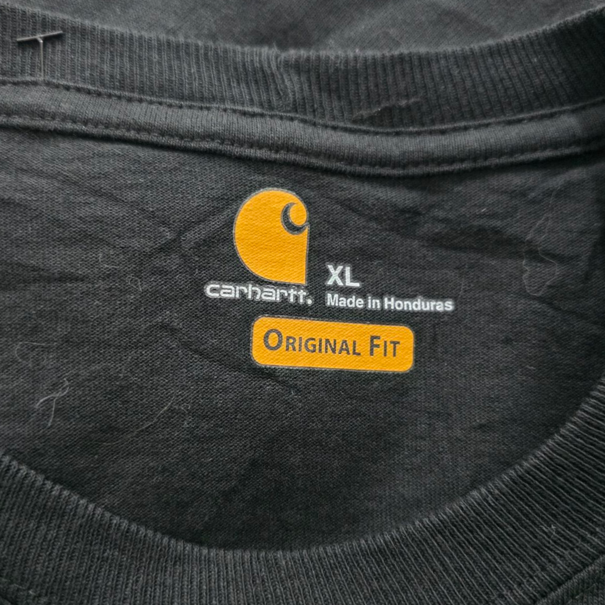 Playera Manga Larga Carhartt Xgrande Xl Negro