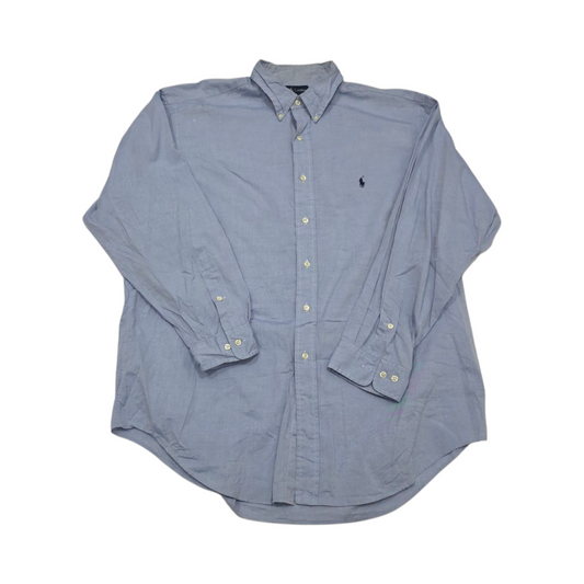 Camisa Ralph Lauren Xgrande Xl 17 34-35 Yarmouth Azul