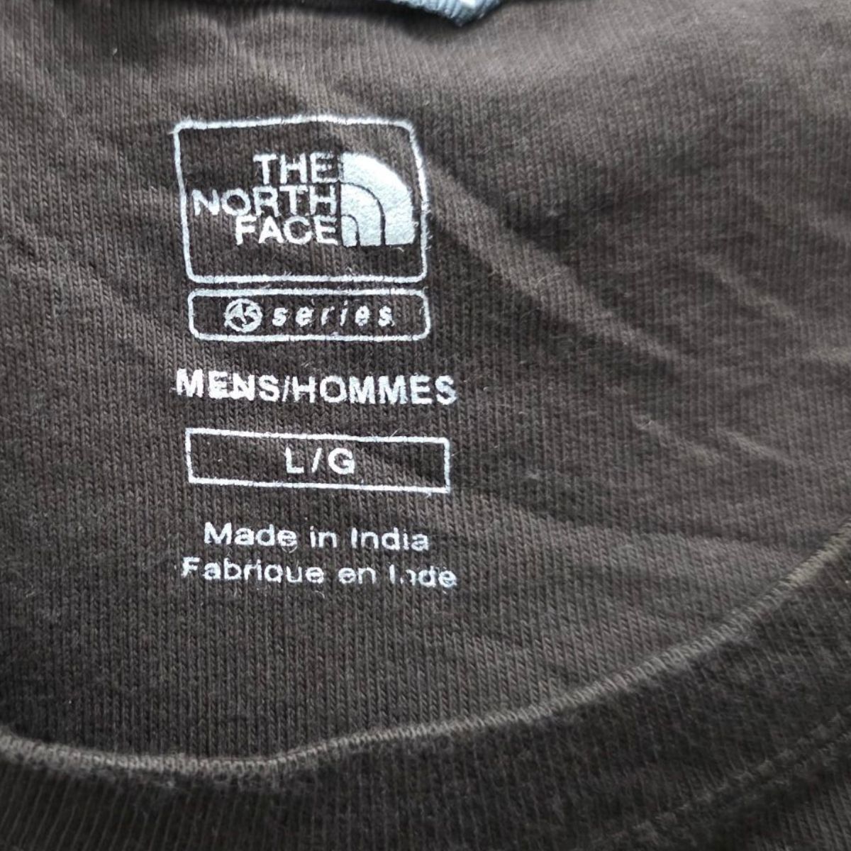 Playera Manga Larga The North Face Grande L Cafe Deslavado