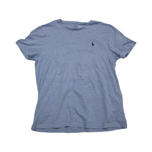 Playera Ralph Lauren Grande L Custom Slimfit Azul Claro