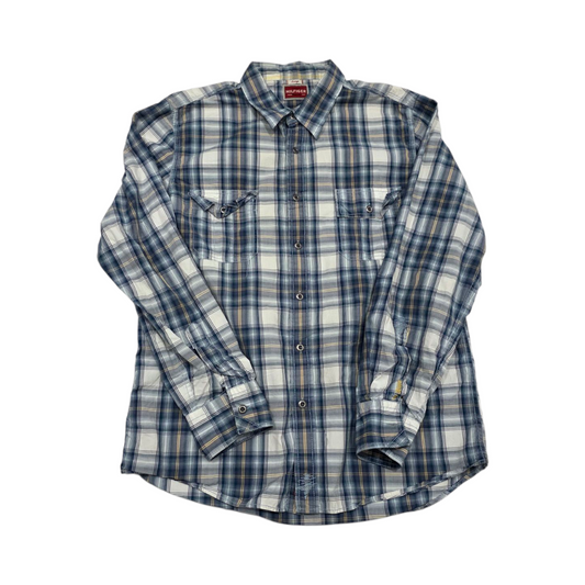 Camisa Tommy Hilfiger Grande L Cuadro Azul Vintage
