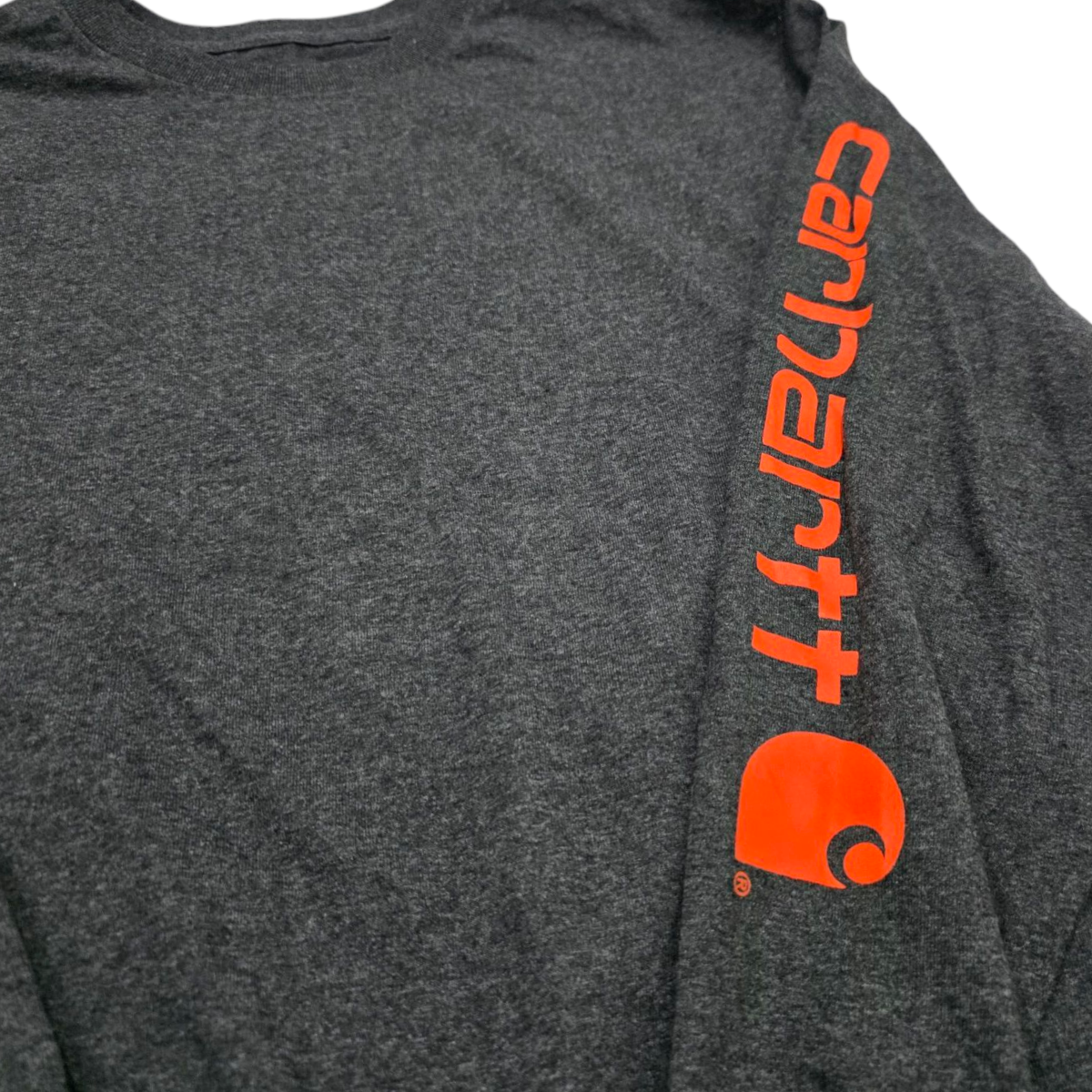 Playera Manga Larga Carhartt Chico S Gris Loose Fit