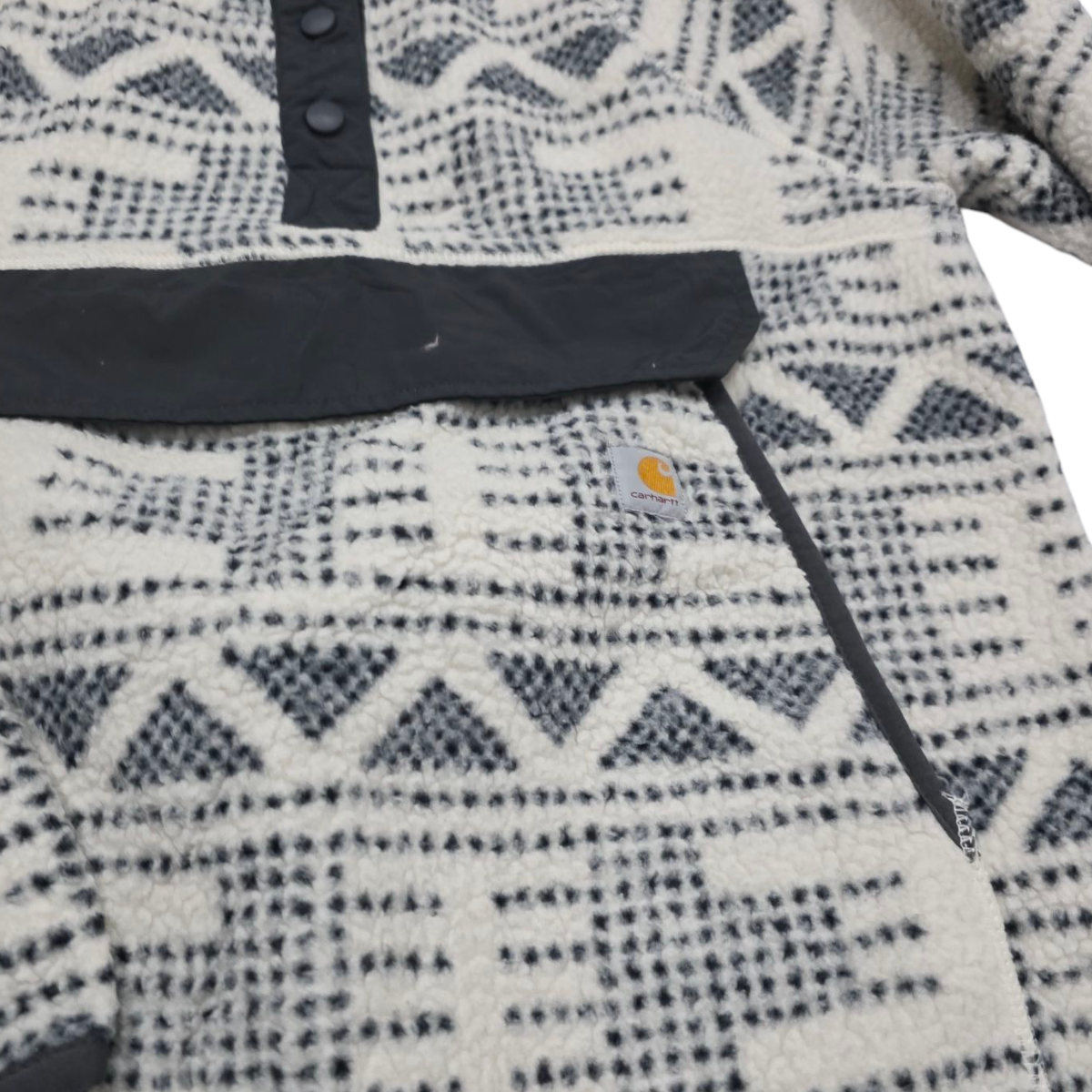 Sudadera Carhartt Mediana M 8-10 Relaxed Fit Mujer Aborregad