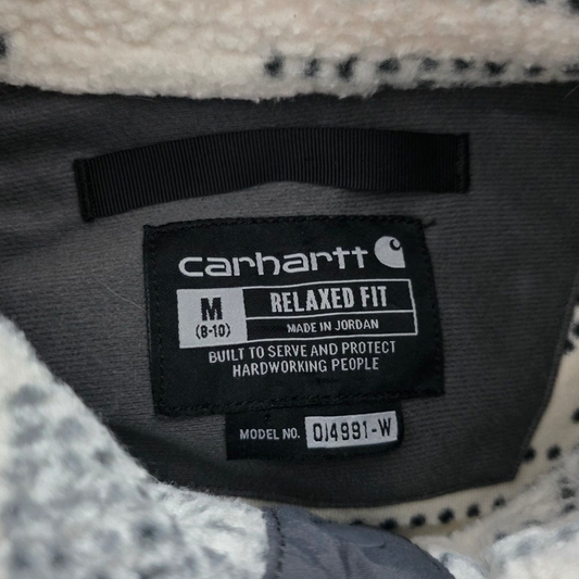 Sudadera Carhartt Mediana M 8-10 Relaxed Fit Mujer Aborregad