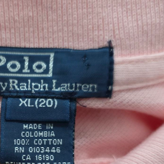 Playera Polo Ralph Lauren Adolescente Xl 20 Rosa Pony Azul