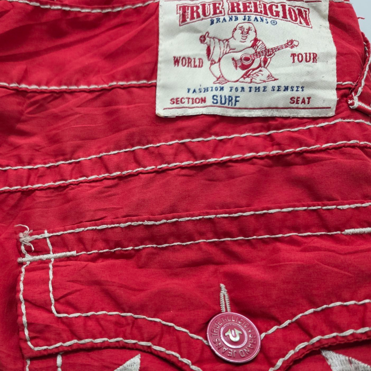 Short True Religion Talla 34 Rojo