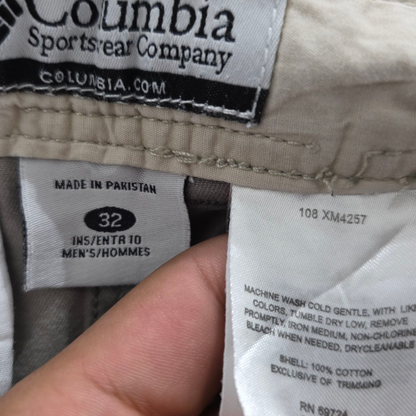 Bermuda Columbia Talla 32 Gris
