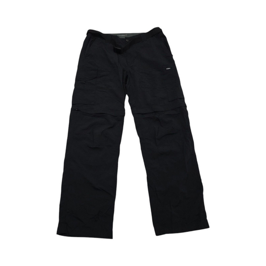 Pantalon Convertible Columbia 34x32 Recto Negro Omnishade
