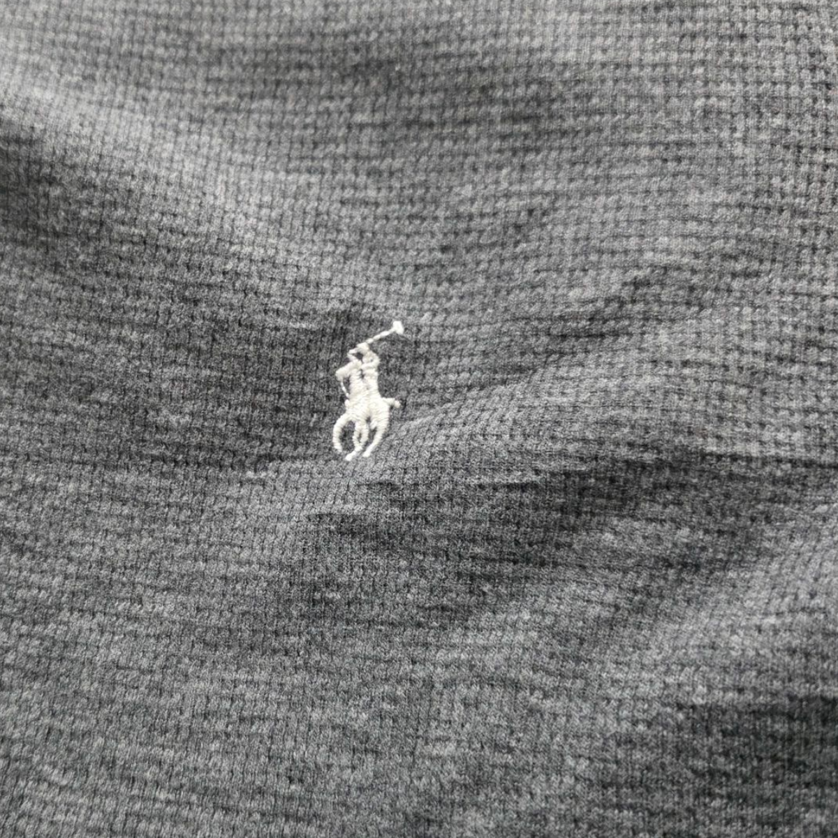 Playera Manga Larga Ralph Lauren Mdiana M Gris Oscuro