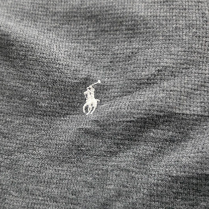 Playera Manga Larga Ralph Lauren Mdiana M Gris Oscuro