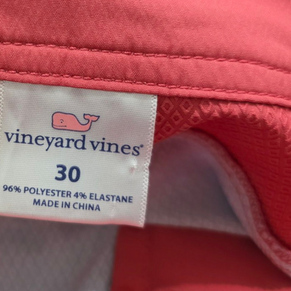 Short Vineyard Vines Talla 30 Coral Con Azul